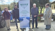 Kolozsnéma: adományok a nyugdíjasotthonnak (Drozd Milan felvétele)