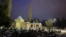 A komáromi temető (Forrás: Komáromi Római Katolikus temető Facebook-oldal)