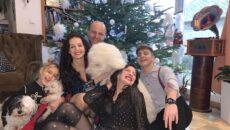 Gál Tamás és családja karácsonykor